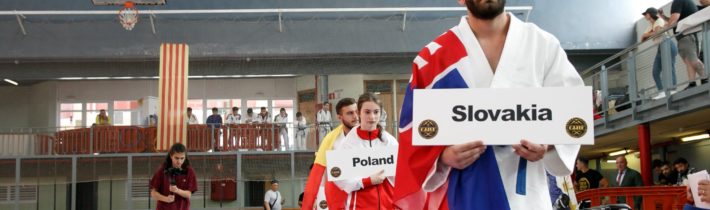 Majstrovstvá Európy Combat Ju jutsu Španielsko s medailami.